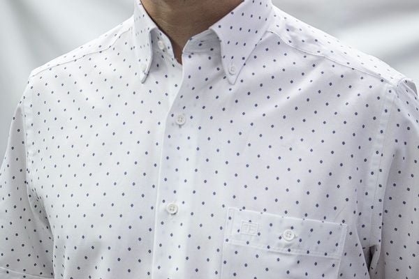 Kısa Kol Poplin laci noktalı 675e-25kby-50