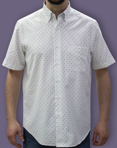 Kısa Kol Poplin laci noktalı 675e-25kby-50