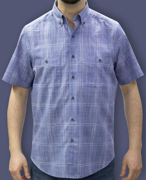 Kısa Kol Poplin Çift cepli 675-25kby-43