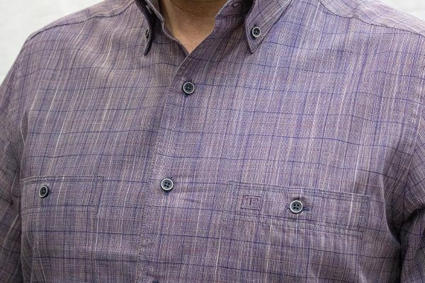 Kısa Kol Poplin Çift cepli 675-25dsy-1