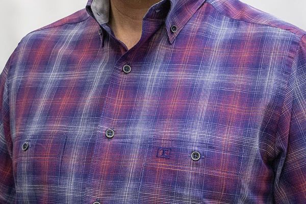 Kısa Kol Poplin Çift cepli 675-25dsy-2