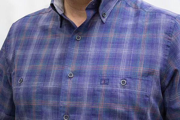 Kısa Kol Poplin Çift cepli 675-25dsy-3