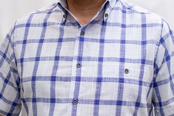 Kısa Kol Keten Pamuk 675-25dsy-6