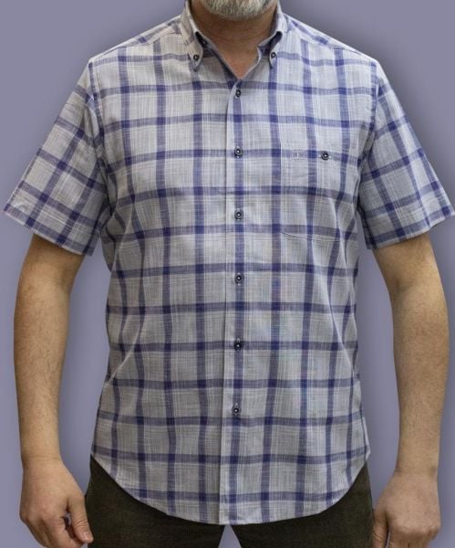 Kısa Kol Keten Pamuk 675-25dsy-8