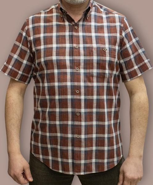 Kısa Kol Keten Pamuk 675-25dsy-9