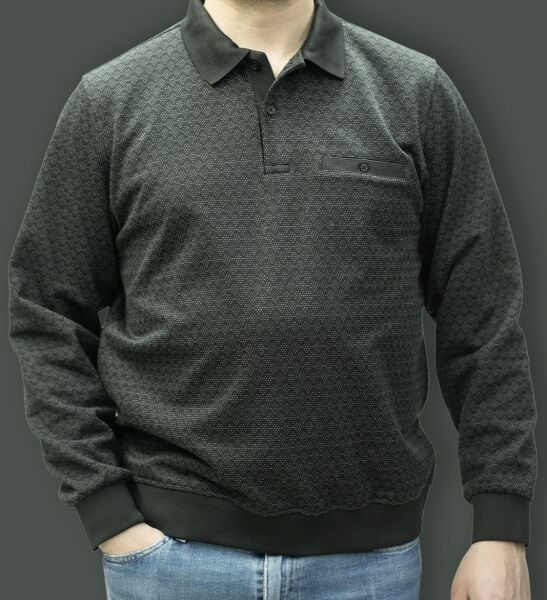 Sweatshirt Erdal Tabak Örme SW25-04 Siyah