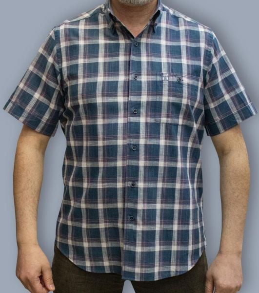 Kısa Kol Keten Pamuk 675-25dsy-10