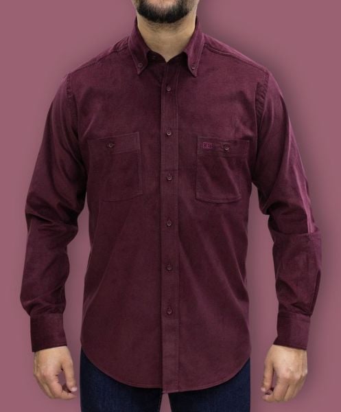 Kadife Uzun Kol Bordo 860-24k-8