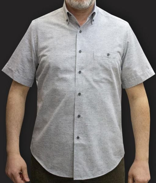 Kısa Kol Keten Pamuk 675-25dsy-36