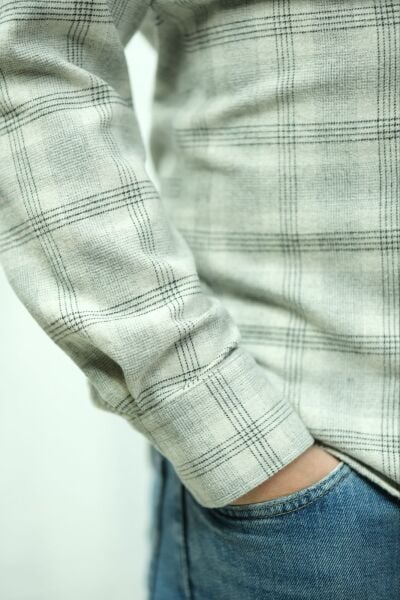 Kışlık Gömlek Çift Cep A.Gri 752-25k-11