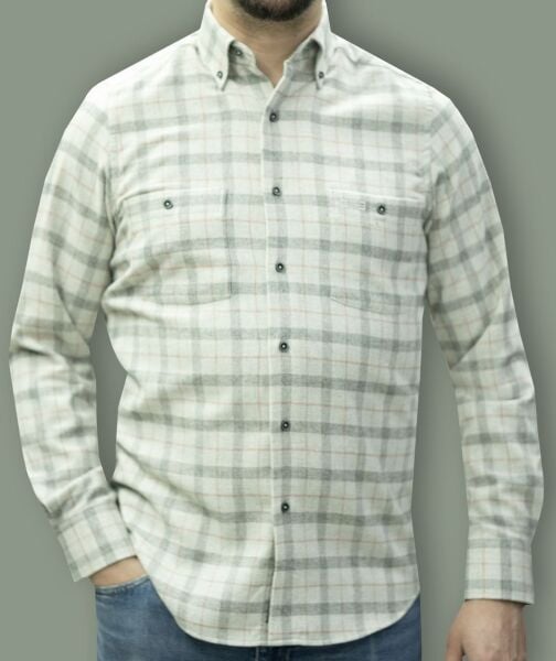 Kışlık Gömlek Çift Cep A.Gri 752-25k-10