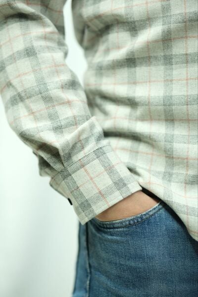 Kışlık Gömlek Çift Cep A.Gri 752-25k-10