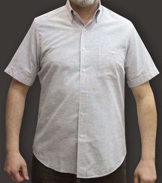 Kısa Kol Keten Pamuk 675-25dsy-39